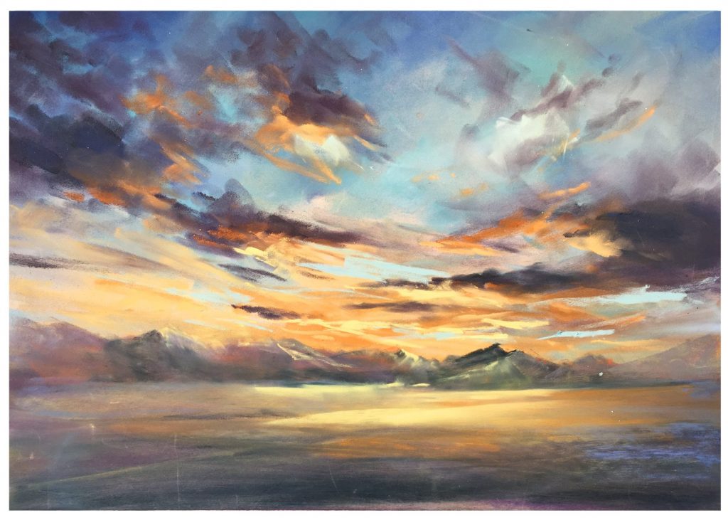 Cloudscape Painting Video: Les Darlow