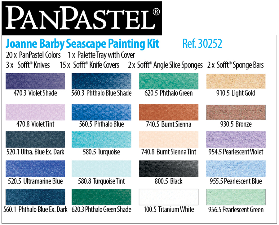Pan Pastel Color Chart